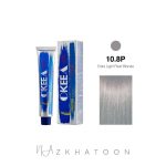 رنگ مو 100میل اکیا OKEEA سری PEARL شماره 10/8P نقره ای فانتزی