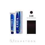 رنگ مو 100میل اکیا OKEEA سری VIOLET GRAPE شماره 2/20 بادمجانی خیلی تیره