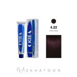 رنگ مو 100میل اکیا OKEEA سری VIOLET GRAPE شماره 4/22 شرابی انگوری