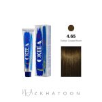 رنگ مو 100میل اکیا OKEEA سری TOBACOO شماره 4/65 قهوه ای تنباکویی(فندقی)