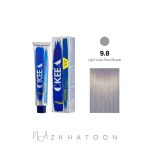 رنگ مو 100میل اکیا OKEEA سری PEARL شماره 9/8 مرواریدی یاسی