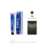 رنگ مو 100میل اکیا OKEEA سری SMOKY شماره 7/2 بلوند دودی متوسط