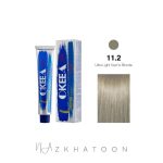 رنگ مو 100میل اکیا OKEEA سری SMOKY شماره 11/2 بلوند فوق العاده روشن صدفی