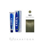 رنگ مو 100میل اکیا OKEEA سری OLIVE شماره 8/3 بلوند زیتونی روشن