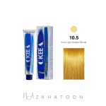 رنگ مو 100میل اکیا OKEEA سری GOLDEN شماره 10/5 بلوند طلایی خیلی خیلی روشن