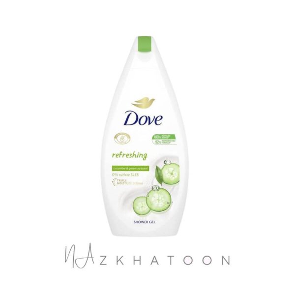 شامپو بدن داو عصاره خیار و چای سبز | Dove Cucumber & Green Tea Body Wash