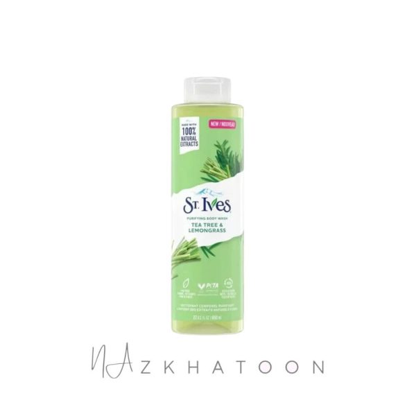 شامپو بدن سنت ایوز درخت چای و لمون گرس | ST. Ives Tea Tree & Lemon Grass Body Wash