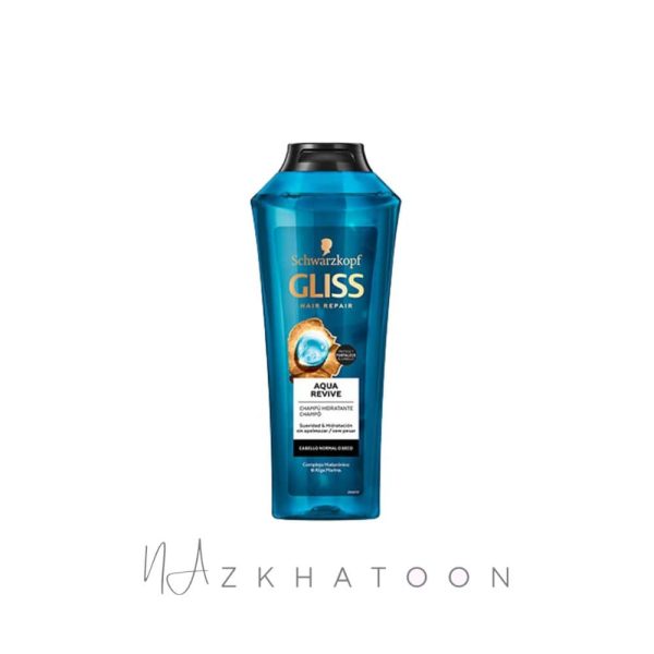 شامپو گلیس آبرسان و مرطوب‌کننده | Schwarzkopf Gliss AQUA REVIVE Shampoo