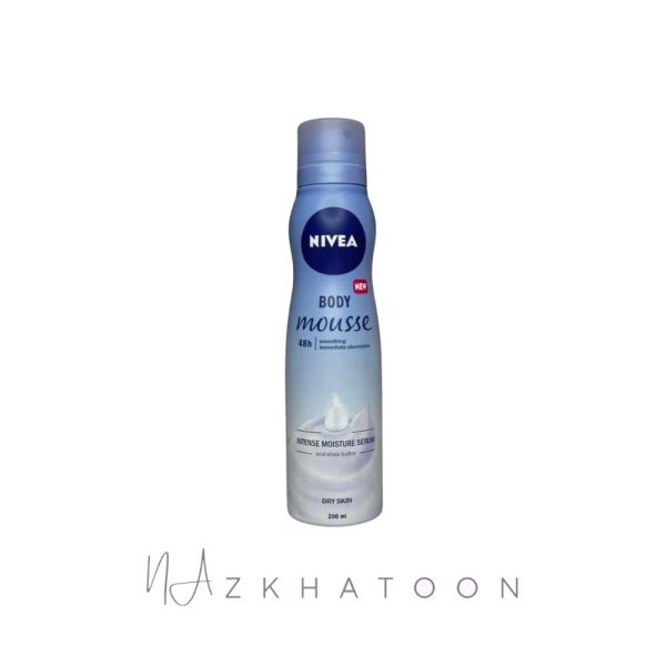 موس کرم بدن نیوآ عصاره شی باتر و سرم آبرسان | NIVEA Body Mousse Shea Butter & Hydrating Serum