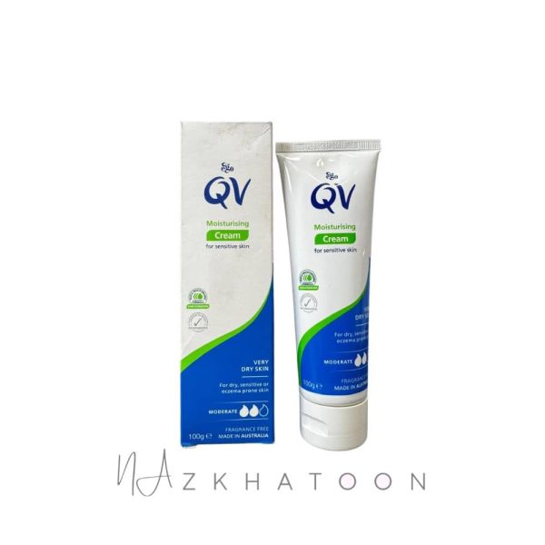 کرم مرطوب‌کننده کیووی مناسب پوست خشک و حساس | QV Moisturising Cream for Dry & Sensitive Skin