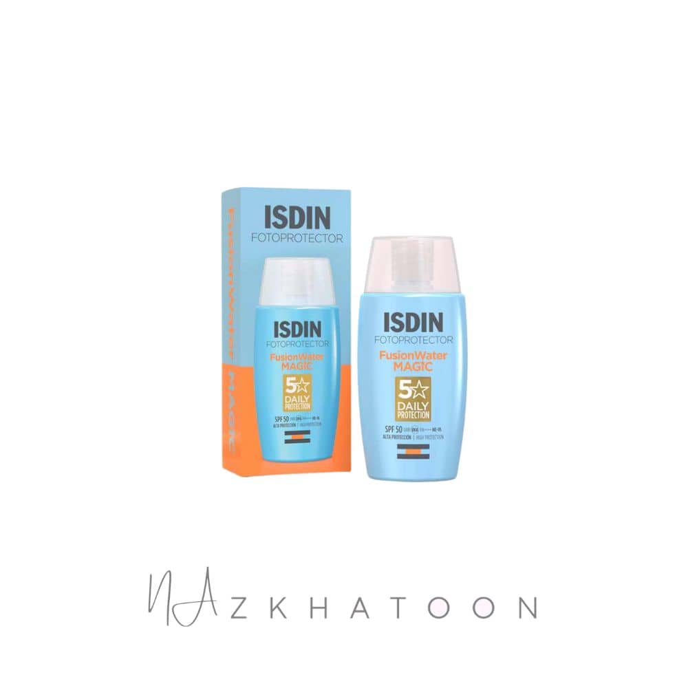 ضدآفتاب SPF 50 ایزدین | ISDIN FusionWater Magic Sunscreen SPF 50