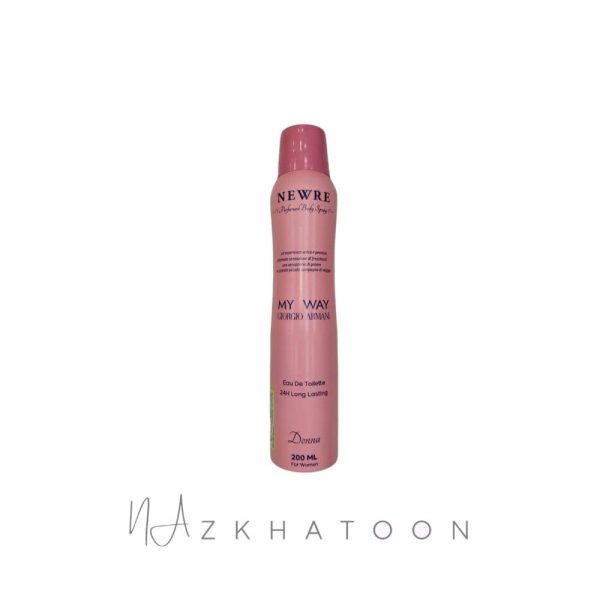 اسپری بدن زنانه نیوور رایحه مای وی | NEWRE Body Spray My Way