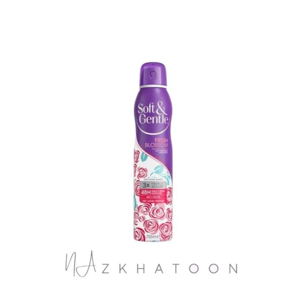 اسپری ضدتعریق سافت اند جنتل رایحه گل رز وحشی و وانیل | Soft & Gentle Wild Rose & Vanilla