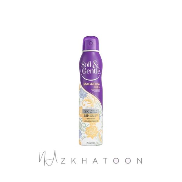 اسپری ضدتعریق سافت اند جنتل رایحه گلابی و مگنولیا | Soft & Gentle Pear & Magnolia