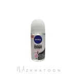 مام رول زنانه نیوآ مدل بلک اند وایت اینویزیبل کلییر | NIVEA Black & White Invisible Clear Roll-On