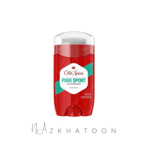 مام استیک مردانه اولد اسپایس مدل پیور اسپورت 63گرم | Old Spice Pure Sport Deodorant Stick