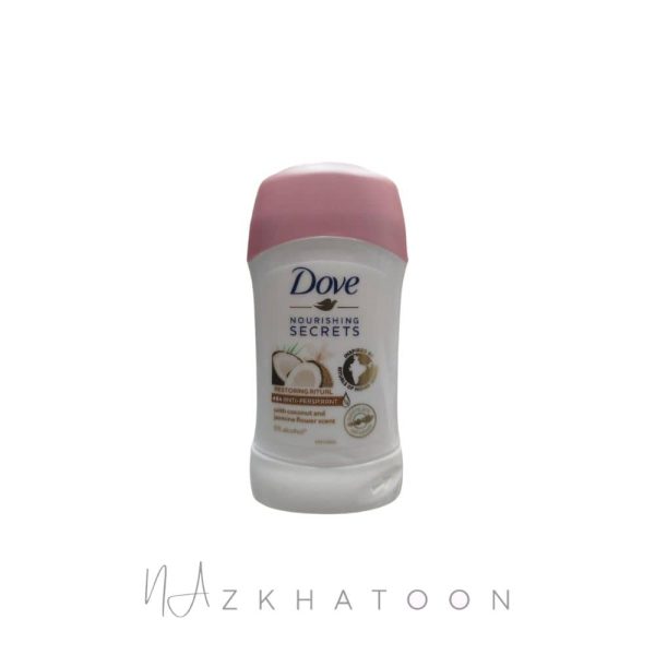 مام صابونی زنانه داو رایحه نارگیل و گل یاس | Dove Antiperspirant Stick Coconut & Jasmine Flower