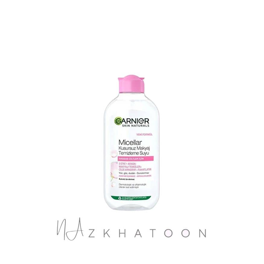میسلار پاک_کننده آرایش مخصوص پوست حساس گارنیه Garnier Micellar Cleansing Water for Sensitive Skin (1)