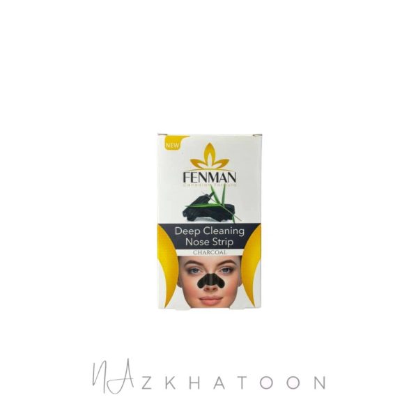 چسب بینی فِن‌مَن عصاره زغال | FENMAN Deep Cleaning Nose Strip Charcoal