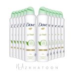 اسپری ضدتعریق زنانه داو رایحه خیار و چای سبز | Dove Go Fresh Cucumber & Green Tea Anti-Perspirant - Image 2
