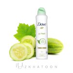 اسپری ضدتعریق زنانه داو رایحه خیار و چای سبز | Dove Go Fresh Cucumber & Green Tea Anti-Perspirant - Image 3