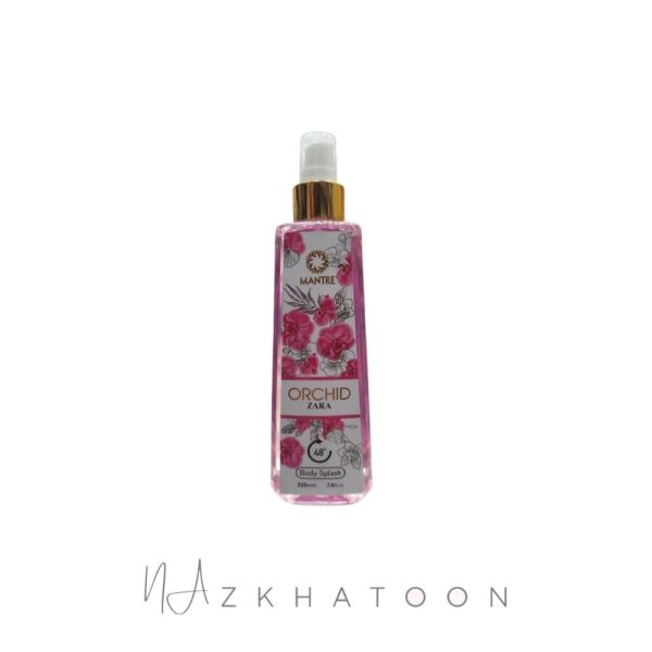 بادی اسپلش زنانه مانتره رایحه زارا ارکید | MANTRE Body Splash Orchid Zara