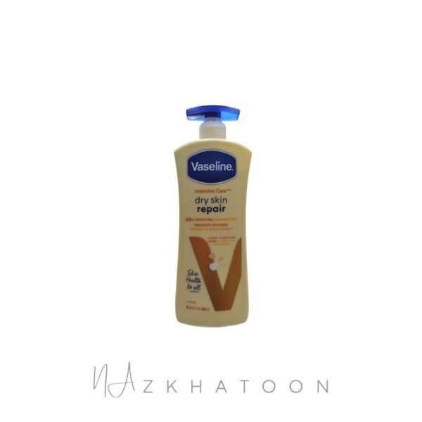 لوسیون مرطوب‌کننده وازلین مدل ترمیم‌کننده پوست خشک | Vaseline Intensive Care Dry Skin Repair Lotion