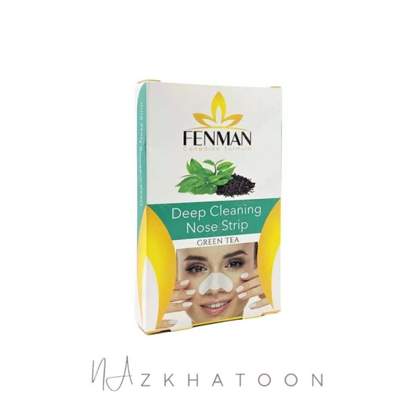 چسب بینی فِن‌مَن عصاره چای سبز | FENMAN Deep Cleaning Nose Strip Green Tea
