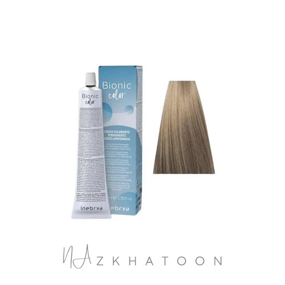 رنگ مو 100میل بدون آمونیاک اینبریا INEBRYA سری NATURAL شماره 7/0 بلوند طبیعی متوسط