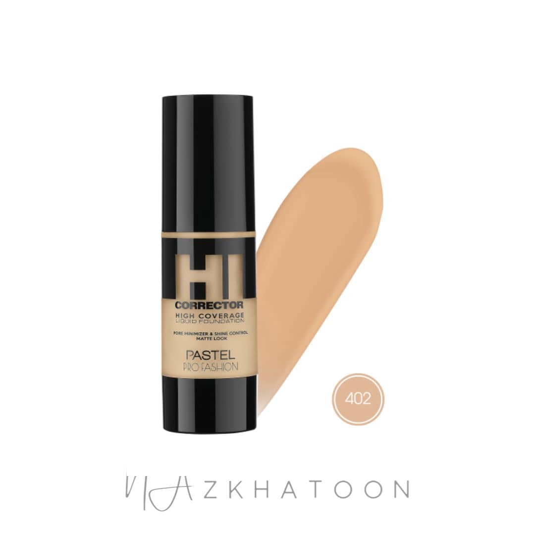 کرم پودر پوشانندگی بالا پاستل شماره 403 | Pastel High Coverage Liquid Foundation 403