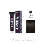رنگ مو مردانه 100میل اکیا OKEEA سری FOR MEN شماره CF3 قهوه ای خاکستری