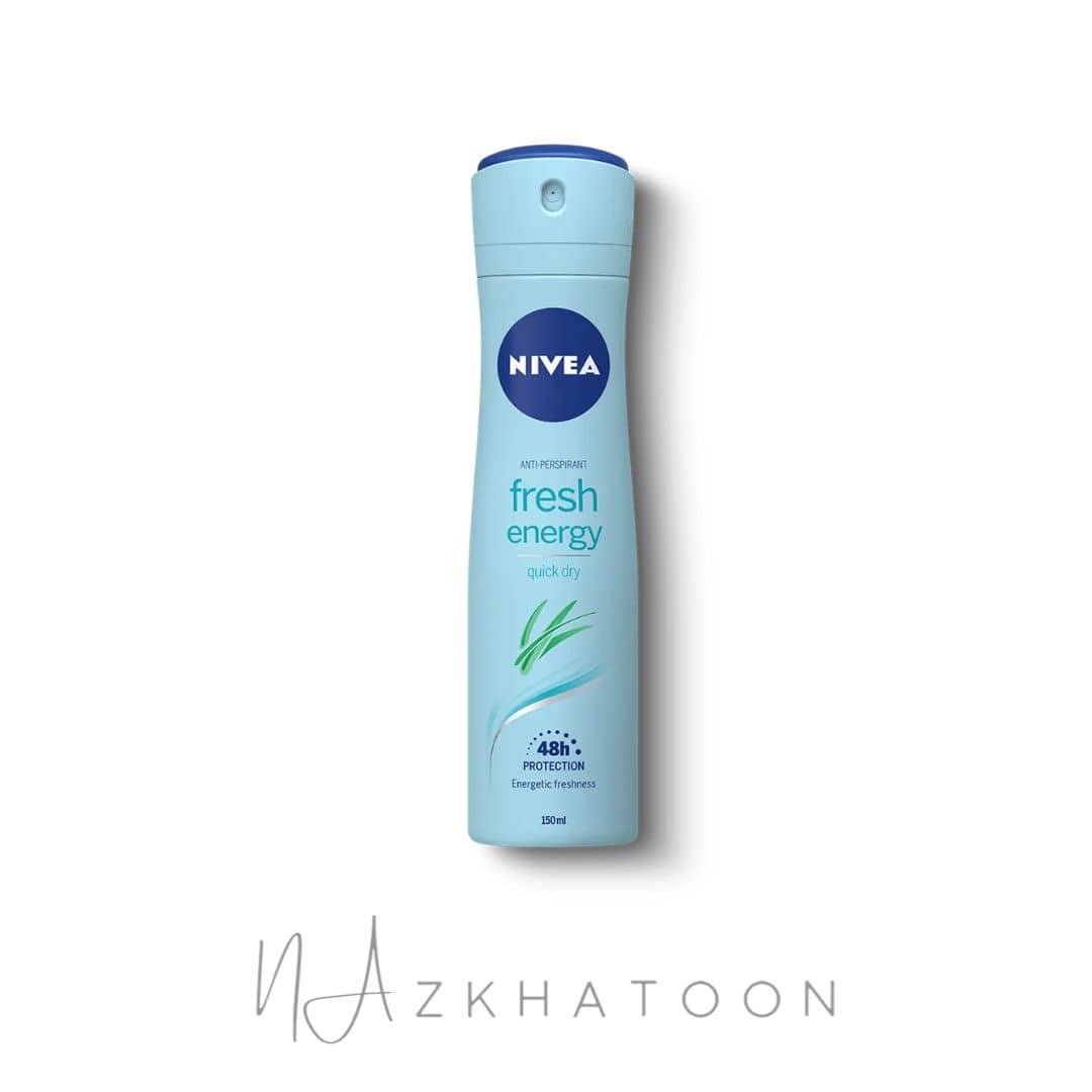 NIVEA Fresh Energy Deodorant A (1) اسپری ضدتعریق زنانه انرژی فرش نیوآ | NIVEA Energy Fresh Antiperspirant Spray - Image 1