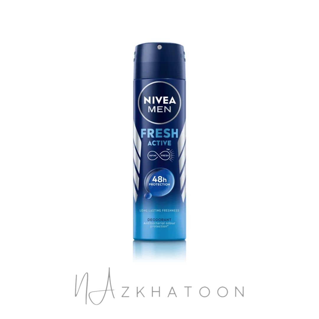 NIVEA MEN Fresh Active Deodorant A (1) اسپری ضدتعریق مردانه فرش اکتیو نیوآ | NIVEA MEN Fresh Active Antiperspirant Spray - Image 1