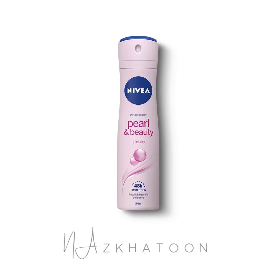 NIVEA PEARL & BEAUTY SPRAY A (1) اسپری ضدتعریق زنانه پرل اند بیوتی نیوآ | NIVEA Pearl & Beauty Antiperspirant Spray - Image 1