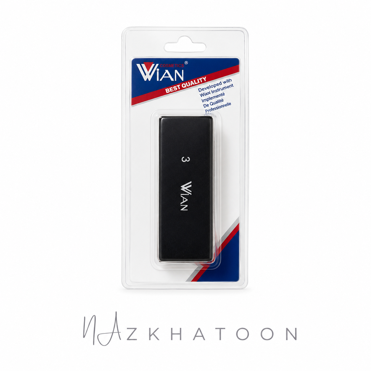 WIAN W38 سوهان مکعبی چهار مرحلهای W38 وین | WIAN 4 Step Nail File W38 - Image 1