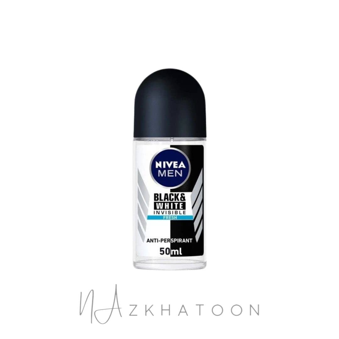 مام رول مردانه نیوا مدل بلک اند وایت فرش (1) مام رول مردانه نیوا مدل بلک اند وایت فرش | NIVEA BLACK & WHITE FRESH Roll-On Deodorant - Image 1