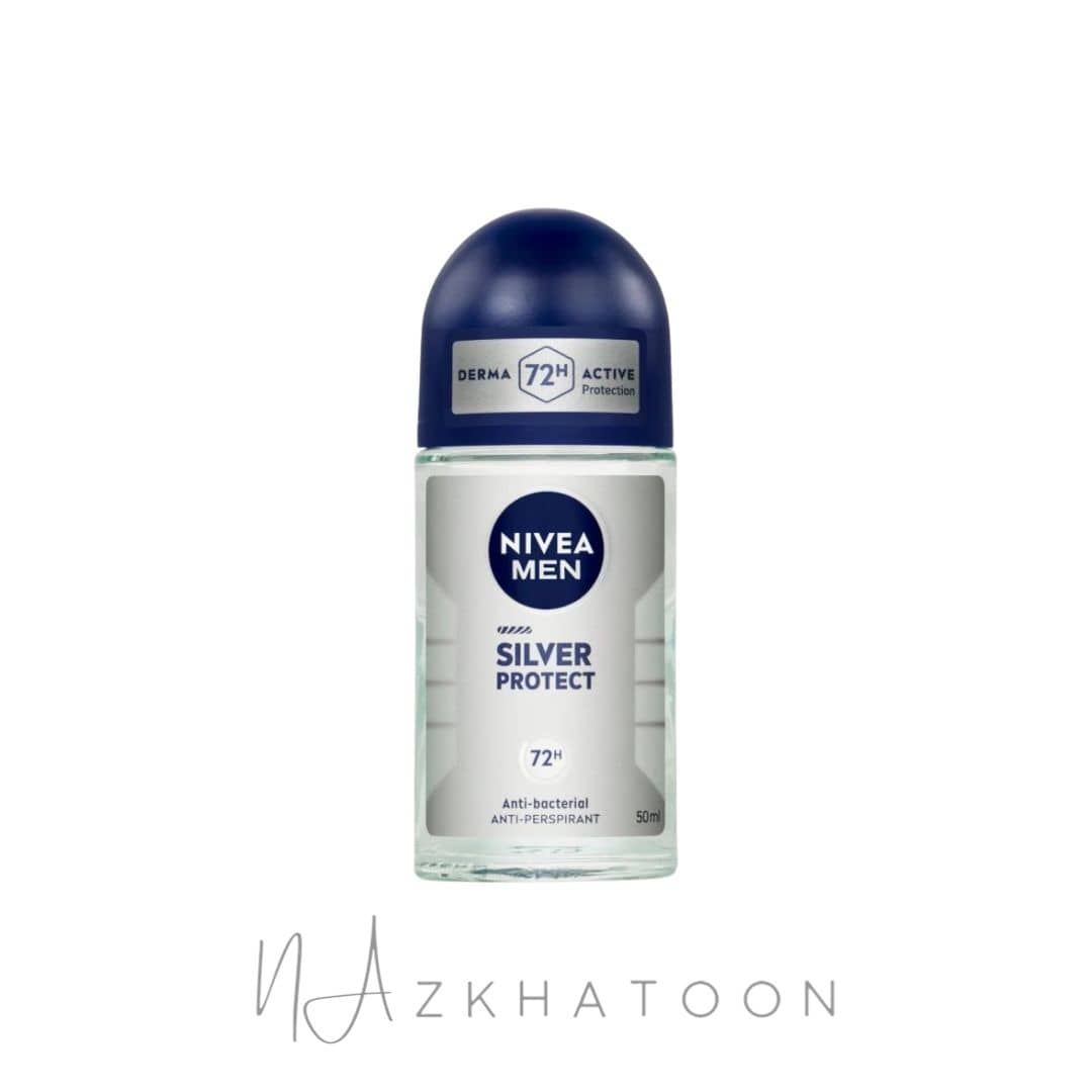 مام رول نیوا سیلور پروتکت (1) مام رول مردانه نیوا مدل سیلور پروتکت | NIVEA SILVER PROTECT Roll-On Deodorant - Image 1