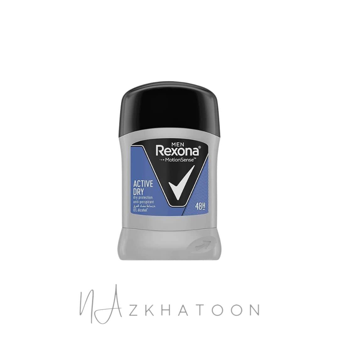 مام استیک مردانه رکسونا مدل اکتیو درای (1) مام استیک مردانه رکسونا مدل اکتیو درای | Rexona MEN Active Dry Antiperspirant - Image 1