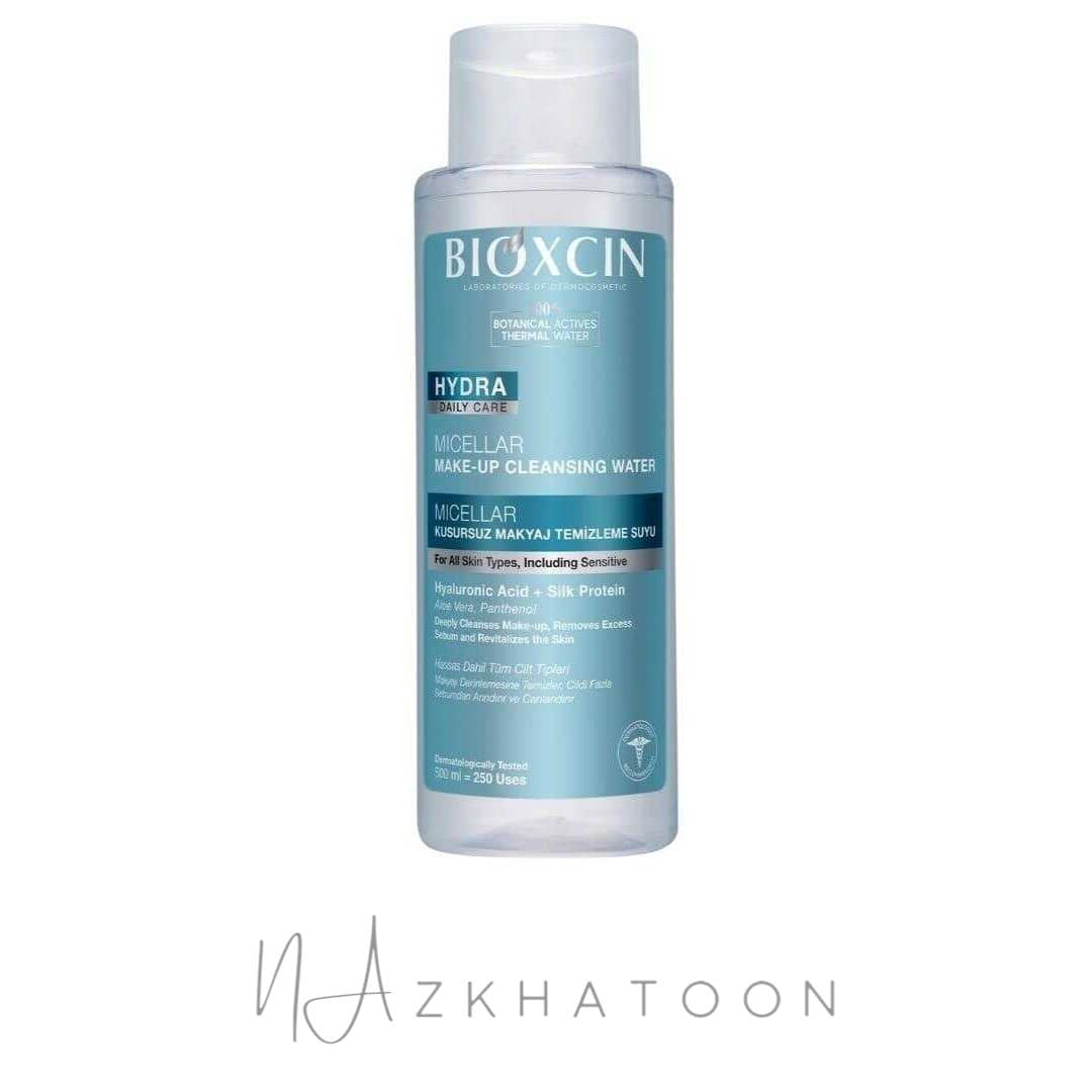 Bioxcin Hydra Micellar Su 500 ML A (1) میسلار واتر بیوکسین هیدرا پاک کننده آرایش و صورت | Bioxcin Hydra Micellar Water - Image 1