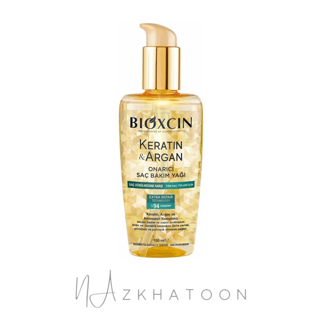 _Bioxcin Keratin & Argan Hair Repair Oil A (1) روغن ترمیمکننده مو بیوکسین کراتین و آرگان | Bioxcin Keratin & Argan Hair Repair Oil - Image 1