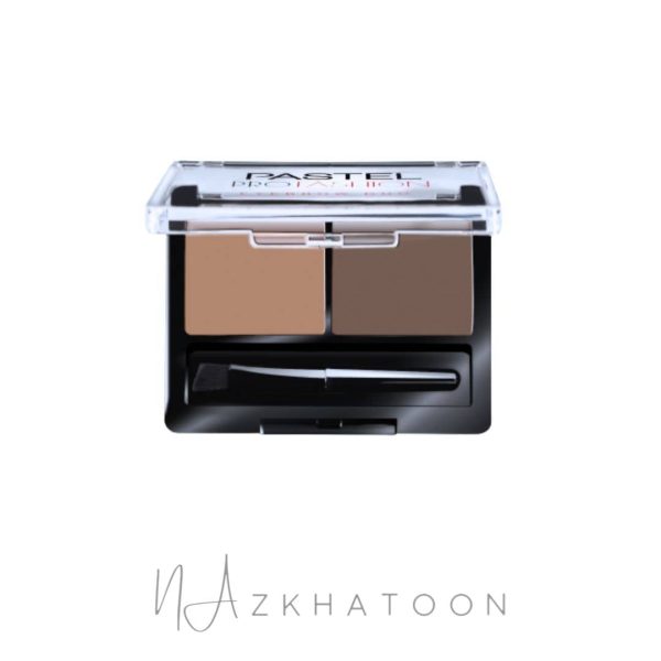 ست سایه ابرو دو رنگ پاستل شماره 02 متوسط | Pastel Eyebrow Duo 02 Medium