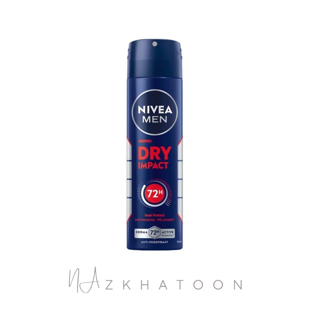 اسپری ضدتعریق نیوآ مردانه درای ایمپکت (1) اسپری ضدتعریق نیوآ مردانه درای ایمپکت | NIVEA MEN Dry Impact Antiperspirant Spray - Image 1
