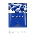 ماسک صورت ورقه ای بیوآکوا بلوبری (کوچک کننده منافذ) | BIOAQUA Blueberry Facial Sheet Mask