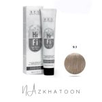 رنگ موی ۱۰۰ میل بس BES سری ASH شماره 9/1 بلوند خیلی روشن دودی (خاکستری)