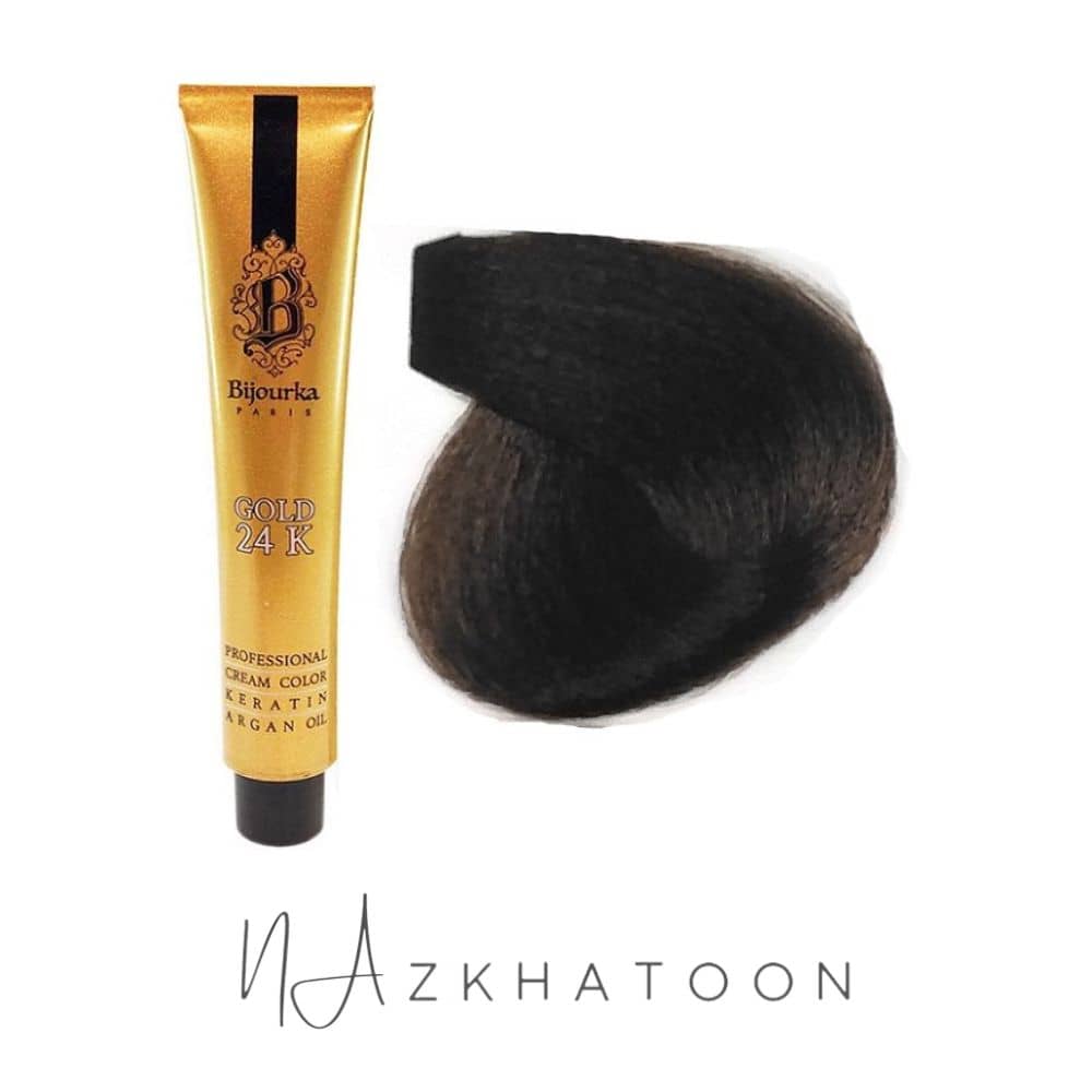 رنگ مو بیجورکا شماره 4 قهوه_ای طبیعی (1) رنگ مو بیجورکا شماره 4 قهوهای طبیعی | Bijourka Hair Color No 4 Natural Brown - Image 1