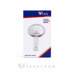 آینه آرایشی گرد دسته‌دار دوطرفه وین مدل M100 با بزرگنمایی ۵ برابر | WIAN M100 Hand Mirror 5X - Image 2