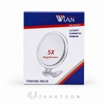 آینه آرایشی گرد سه‌کاره وین مدل M126 با بزرگنمایی ۵ برابر | WIAN M126 5X - Image 3