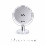 آینه آرایشی گرد رومیزی وین مدل M140 با بزرگنمایی ۵ برابر | WIAN M140 5X