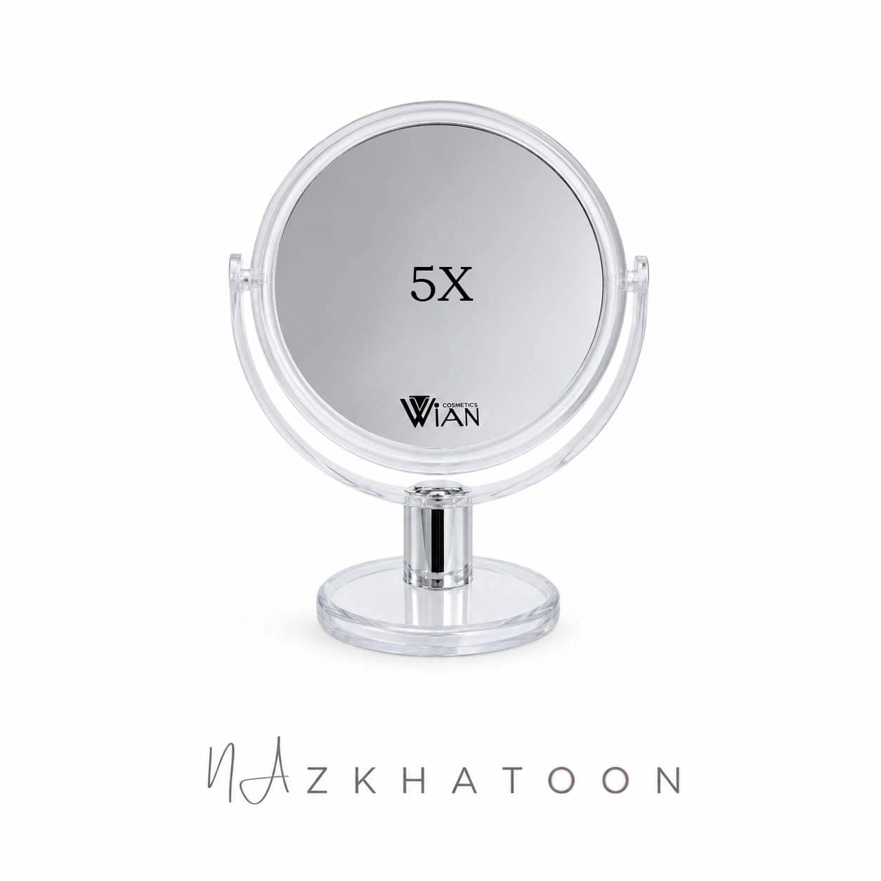 WIAN M140 (2) آینه آرایشی گرد رومیزی وین مدل M140 با بزرگنمایی ۵ برابر | WIAN M140 5X - Image 1