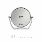آینه آرایشی گرد رومیزی دوطرفه وین مدل M165 با بزرگنمایی ۱۰ برابر | WIAN M165 Table Mirror 10X